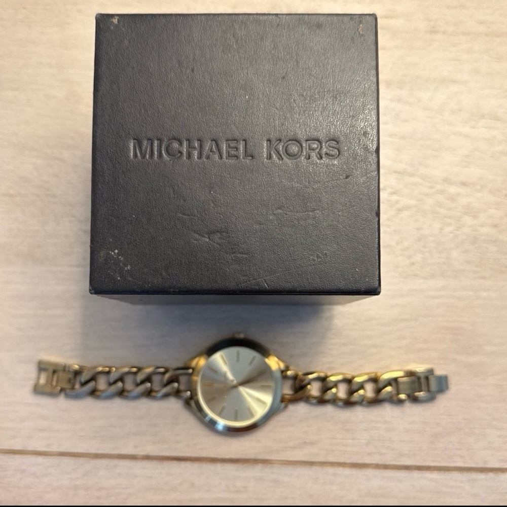 Michael Kors Two-Tone Gold and Silver Watch